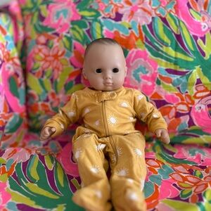 Please y company Baby (American girl) Doll Pajamas with Sun Pattern